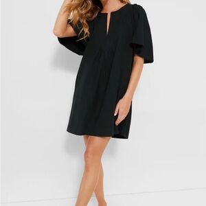 Pomander Place Black Finley Flutter Sleeve Dress